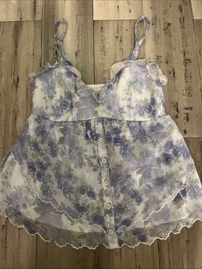 Hollister Floral Tank